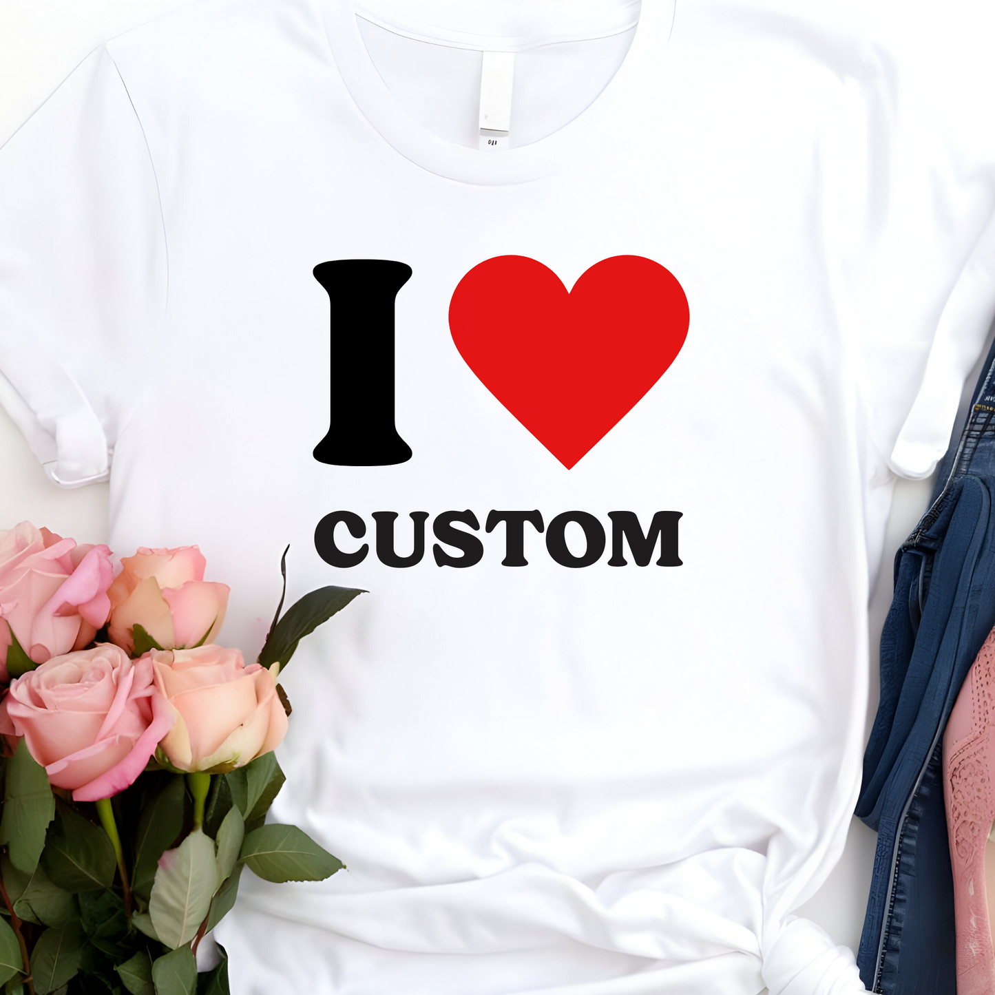 I Love Custom T-Shirt