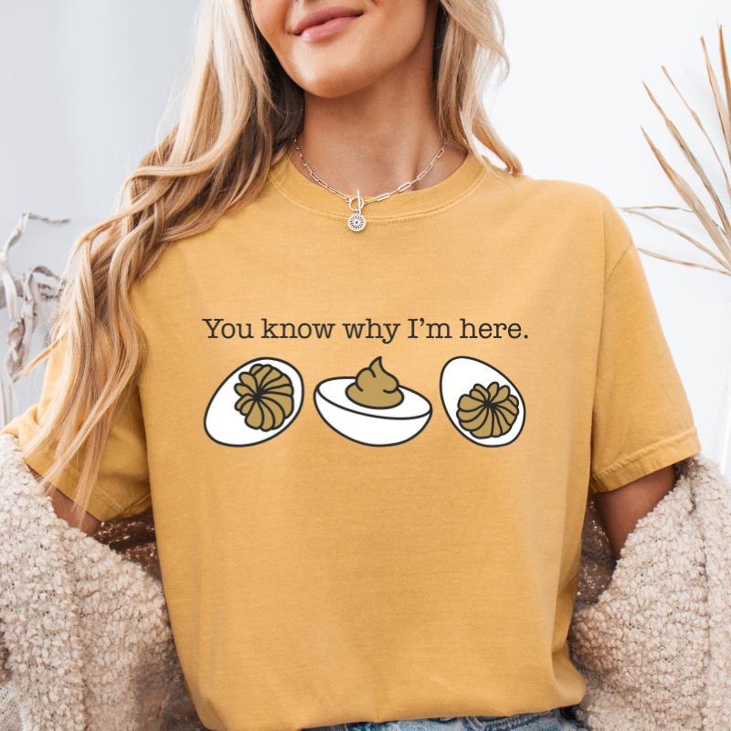 You know why I'm here Thanksgiving T-shirt