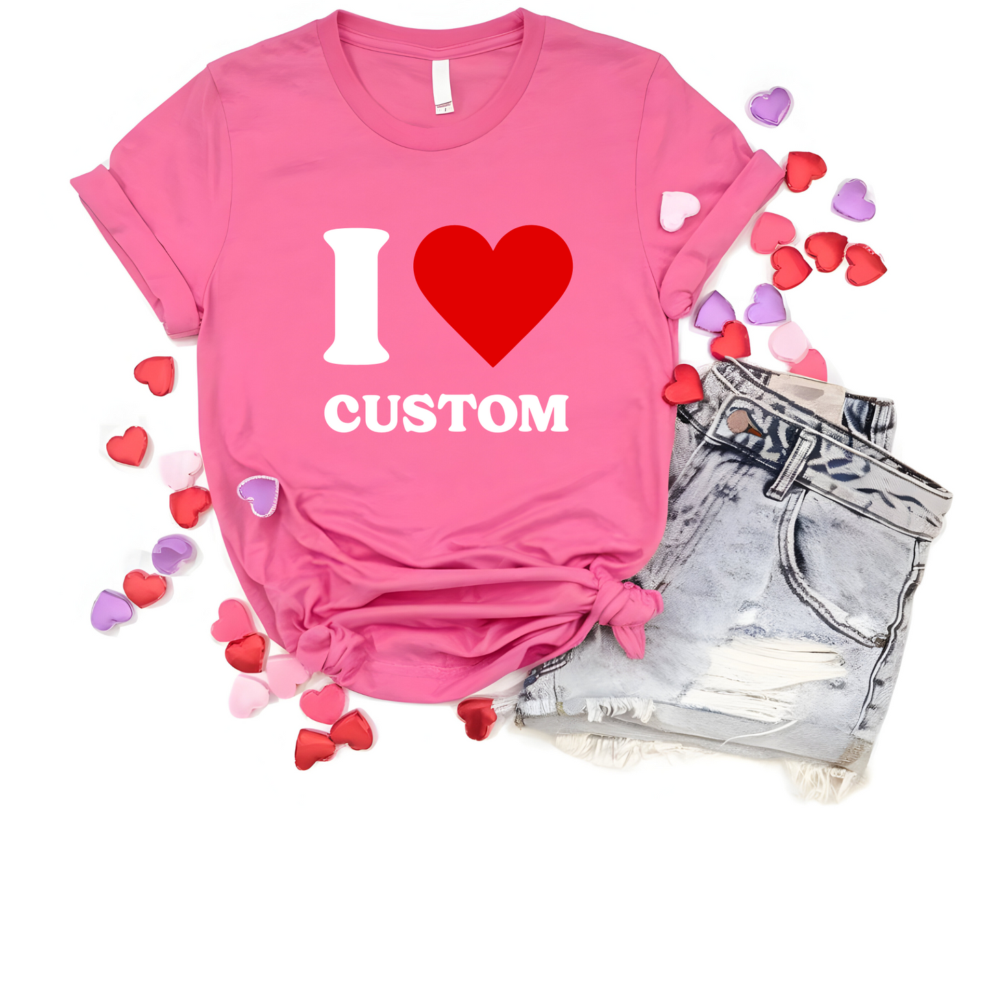 I Love Custom T-Shirt