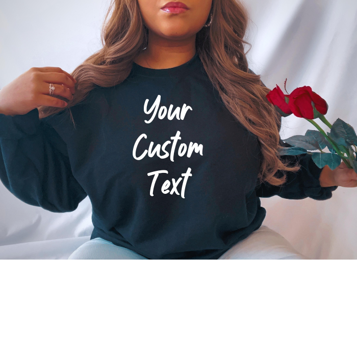 Love Embrace Custom Sweatshirt – Personalize for Valentine’s Day