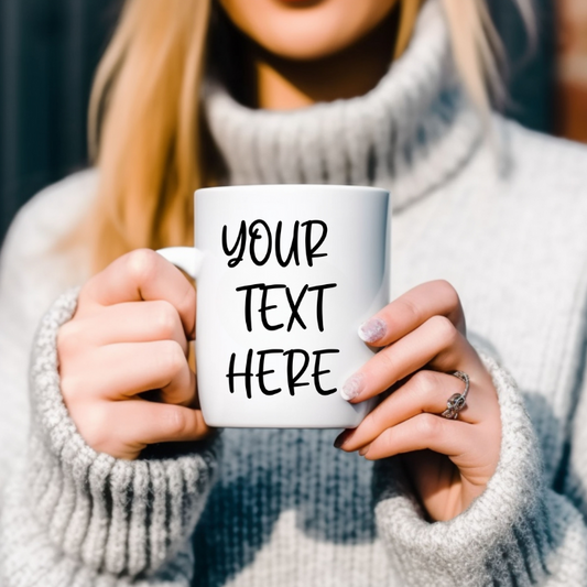 Custom Mug with Personalized Text – Create Your Perfect Gift