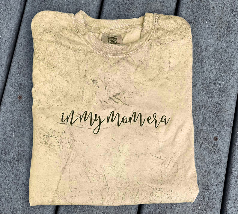 'In My Mom Era' Embroidered T-Shirt