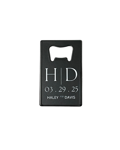 Personalized Wedding Bottle Openers - Custom Printed Favors