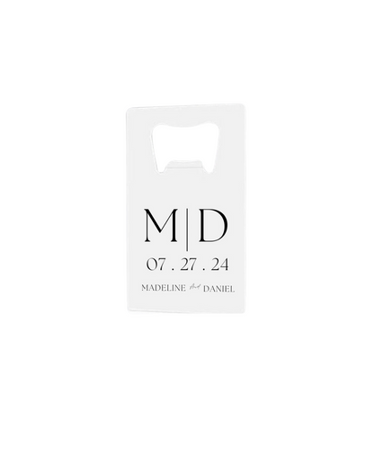 Personalized Wedding Bottle Openers - Custom Printed Favors