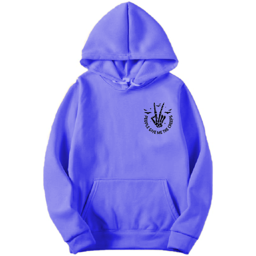 Embroidered Skeleton Hand Hoodie