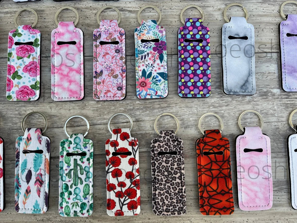 Bulk Chapstick Holder Keychains - Keep Your Lips Moisturized Anywhere, Anytime!