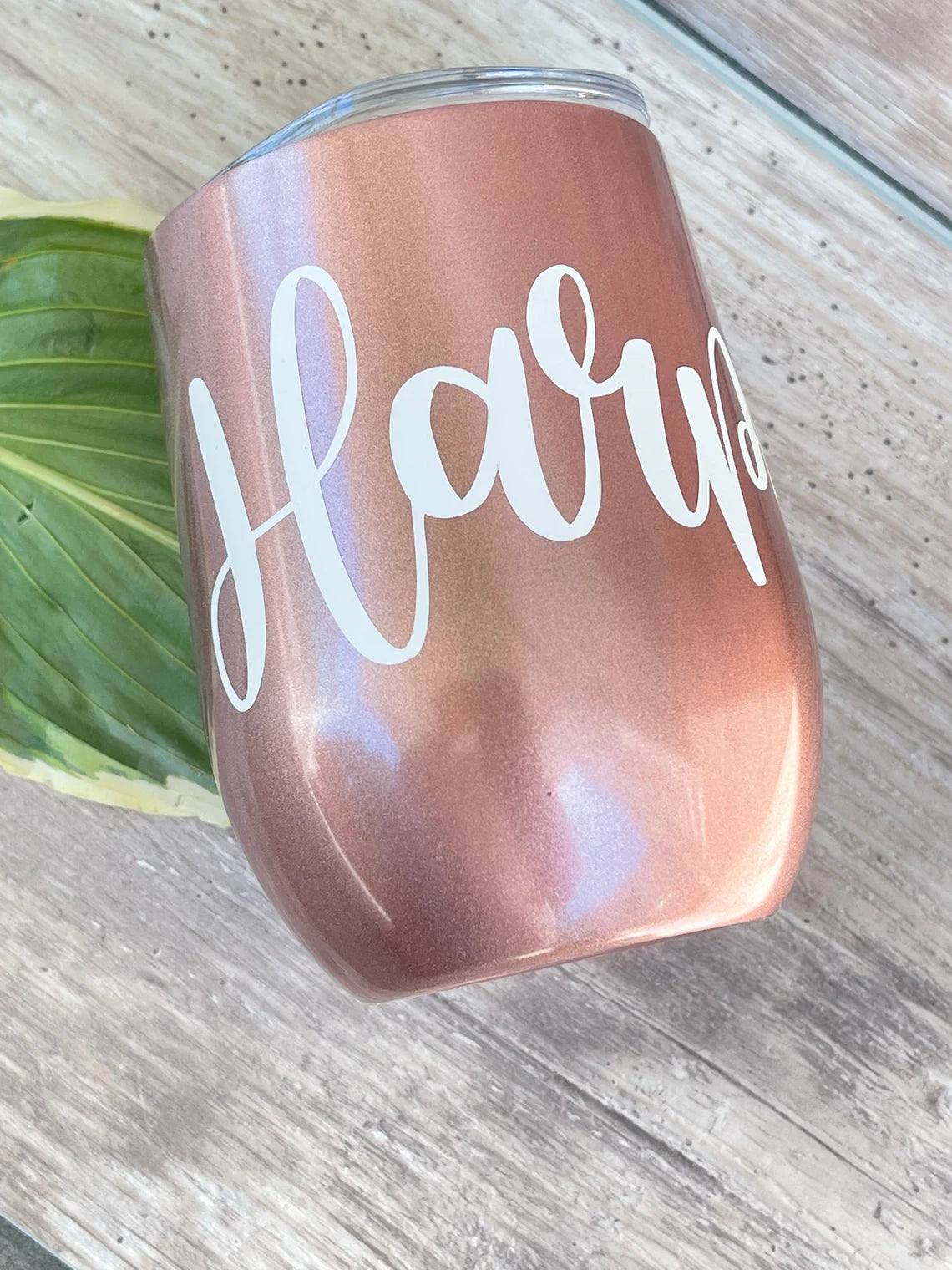 Personalized Insulated Wine Tumbler, Custom Wine Tumbler, Bridesmaid Gift, Best Friend, Teacher Gift, 12 oz Stainless Steel tumbler with Lid