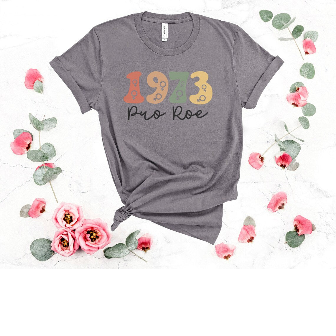 1973 Pro Roe, Woman's Pro Choice Shirt, Feminist Shirt, Reproductive Rights, Roe v wade shirt, Abortion is Healthcare, My body My Choice