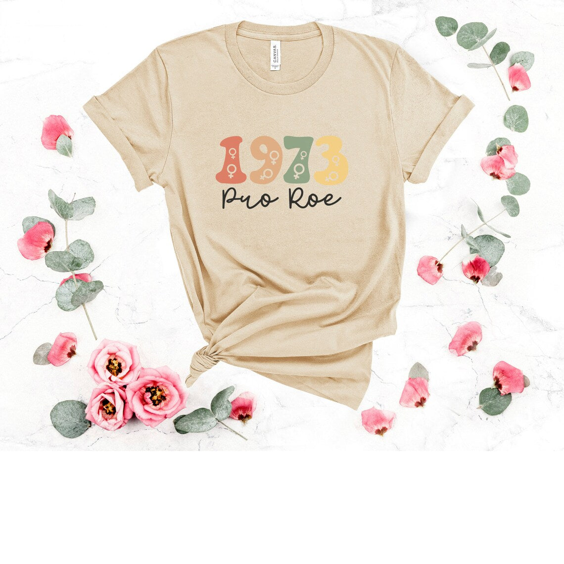 1973 Pro Roe, Woman's Pro Choice Shirt, Feminist Shirt, Reproductive Rights, Roe v wade shirt, Abortion is Healthcare, My body My Choice