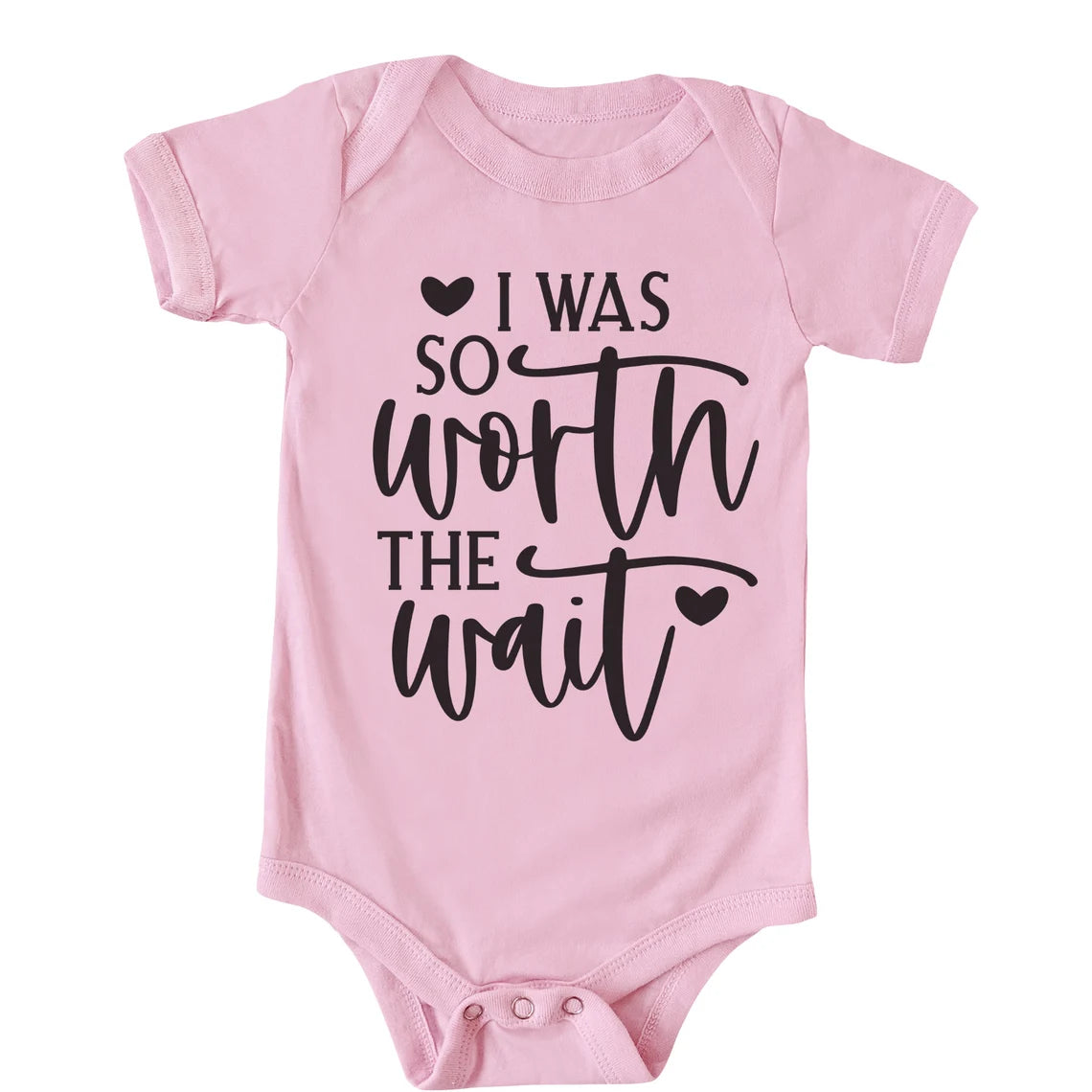 Worth the wait gender neutral Baby Bodysuit, Worth the wait baby gift, Baby announcement Bodysuit