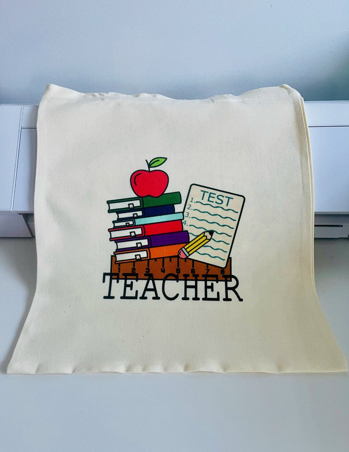 Teacher Tote Bag, Teacher Gift, Teacher Appreciation, Back to School, First day of school, Reusable bag