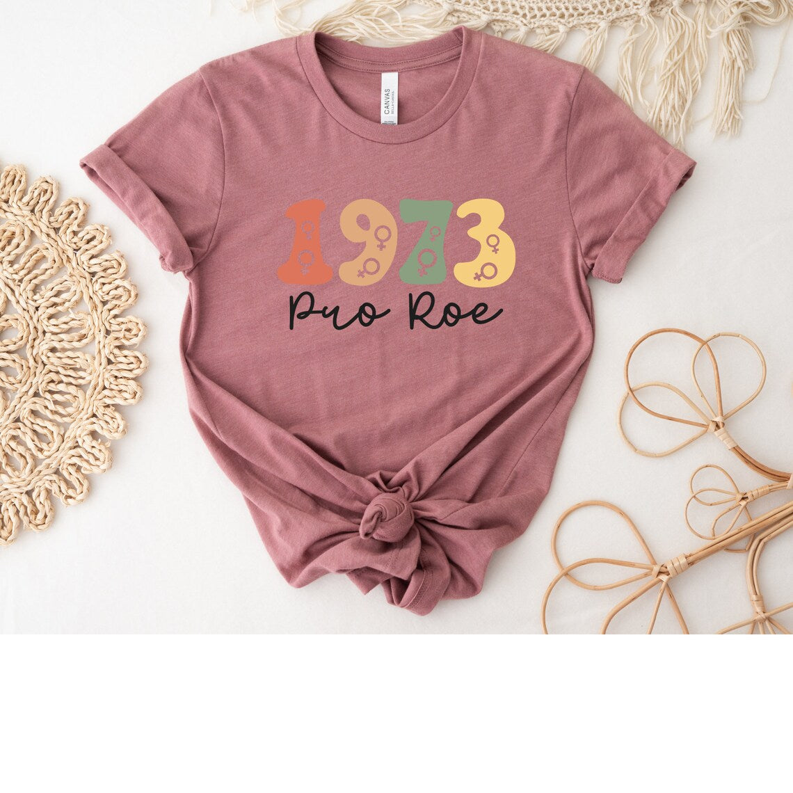 1973 Pro Roe, Woman's Pro Choice Shirt, Feminist Shirt, Reproductive Rights, Roe v wade shirt, Abortion is Healthcare, My body My Choice