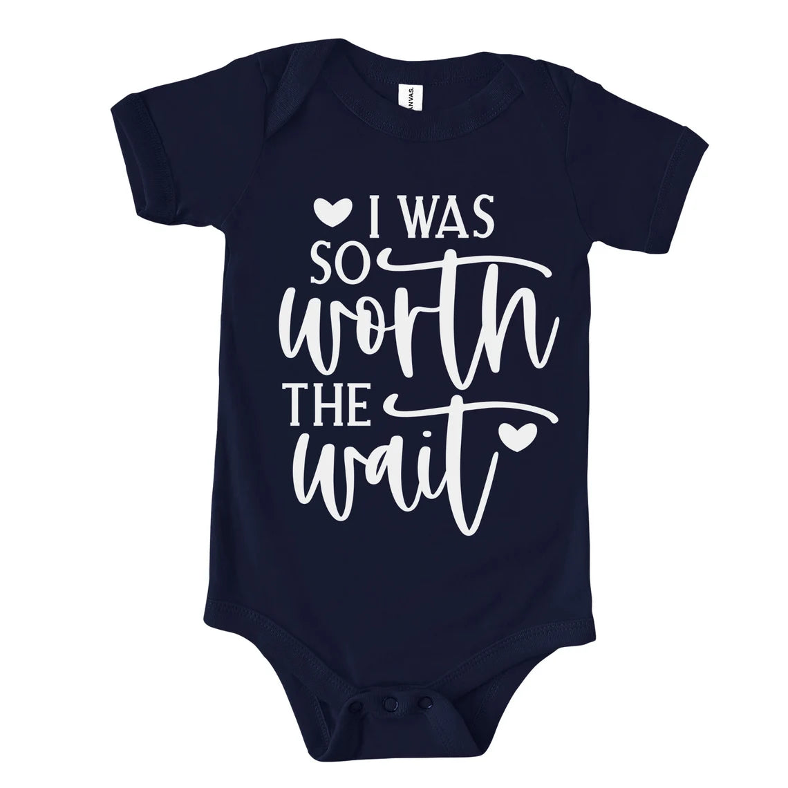 Worth the wait gender neutral Baby Bodysuit, Worth the wait baby gift, Baby announcement Bodysuit