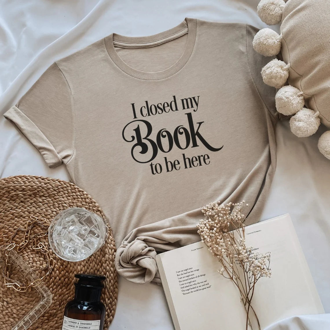 I Closed My Book to Be Here T-shirt, Book lover gift, Book shirt, Reading shirt, Librarian shirt