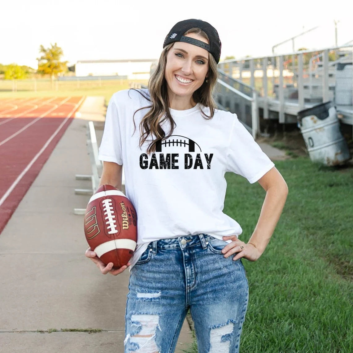 Game Day Football Shirt, Football Shirt, Women's game day shirt, Game day shirt, school spirit, Football Mom,