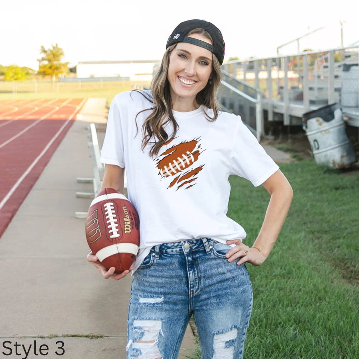 Game Day Football Shirt, Football Shirt, Women's game day shirt, Game day shirt, school spirit, Football Mom,