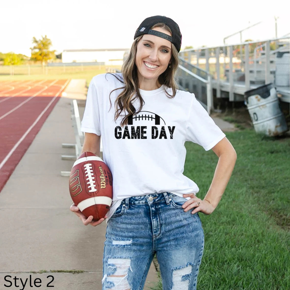 Game Day Football Shirt, Football Shirt, Women's game day shirt, Game day shirt, school spirit, Football Mom,