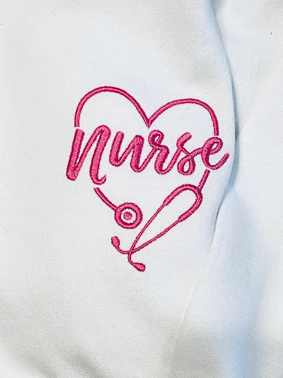 Nurse Sweatshirt Embroidered, Nurse Hoodie Sweatshirt,Sweatshirt for women, Nursing student Sweatshirt,Pull over Sweatshirt