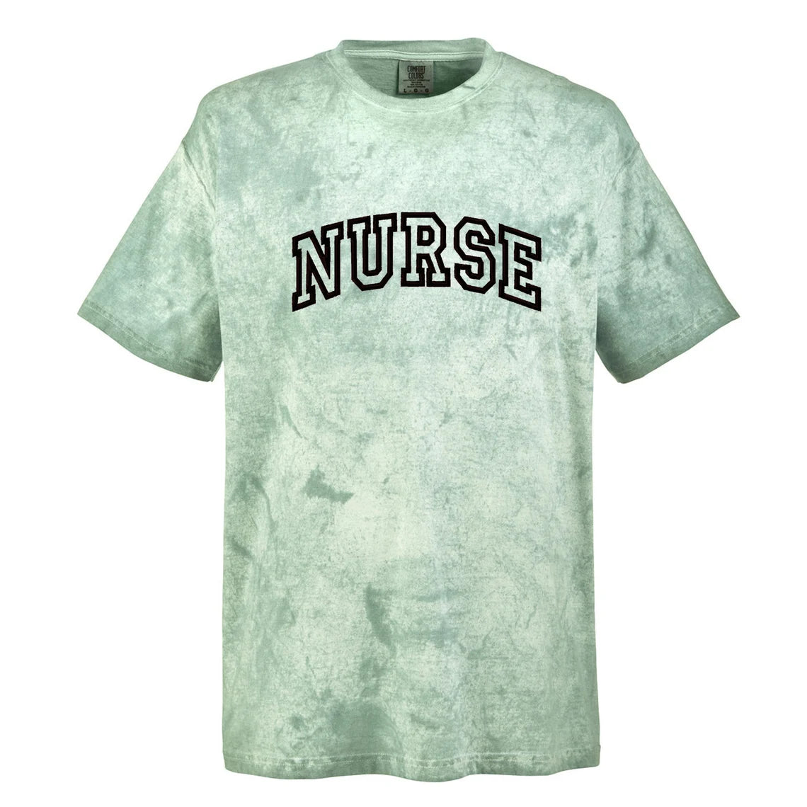 NURSE Embroidered Comfort Colors T-Shirt, Nursing Student, Nurse Gift, New Nurse Shirt, Cute Nurse Shirt