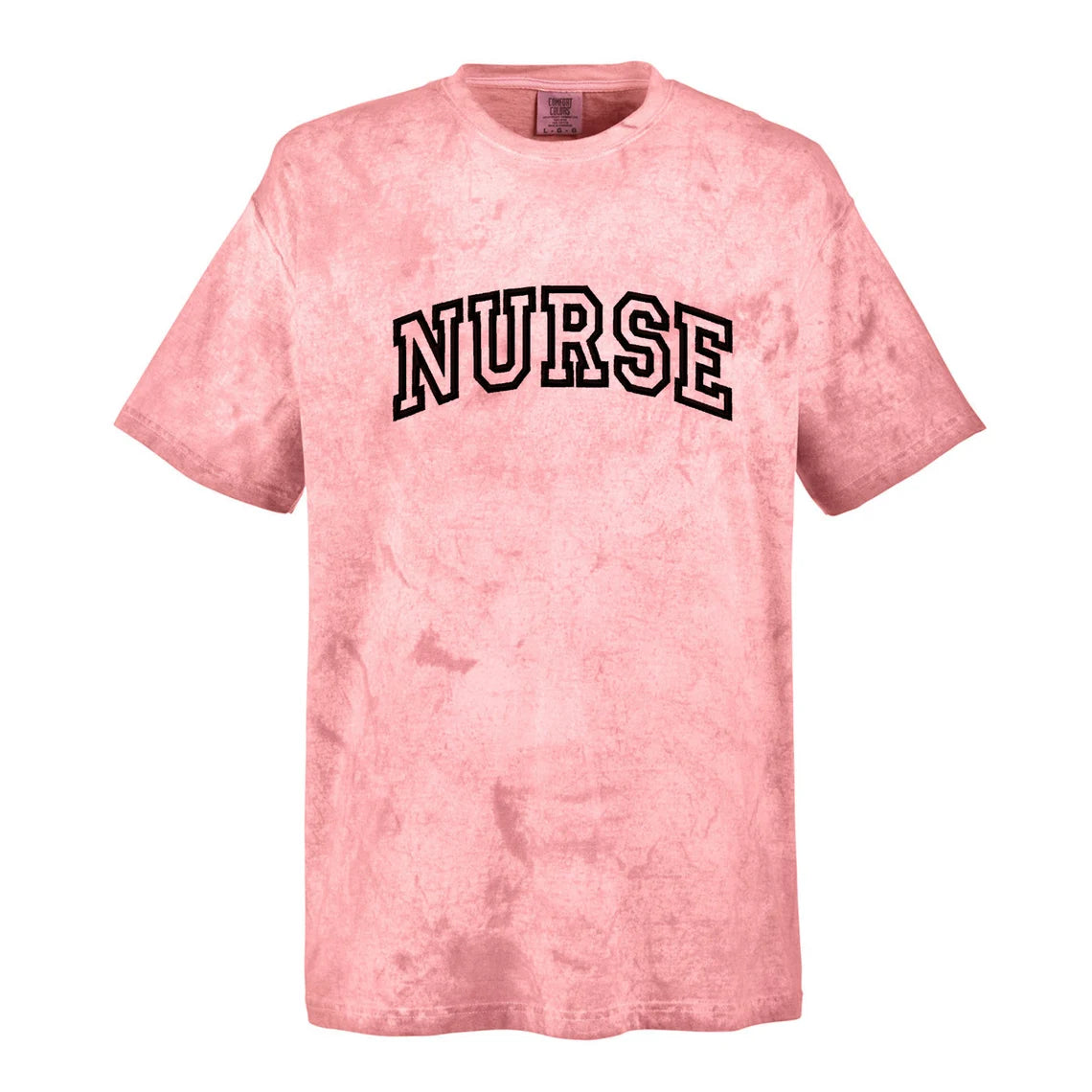 NURSE Embroidered Comfort Colors T-Shirt, Nursing Student, Nurse Gift, New Nurse Shirt, Cute Nurse Shirt