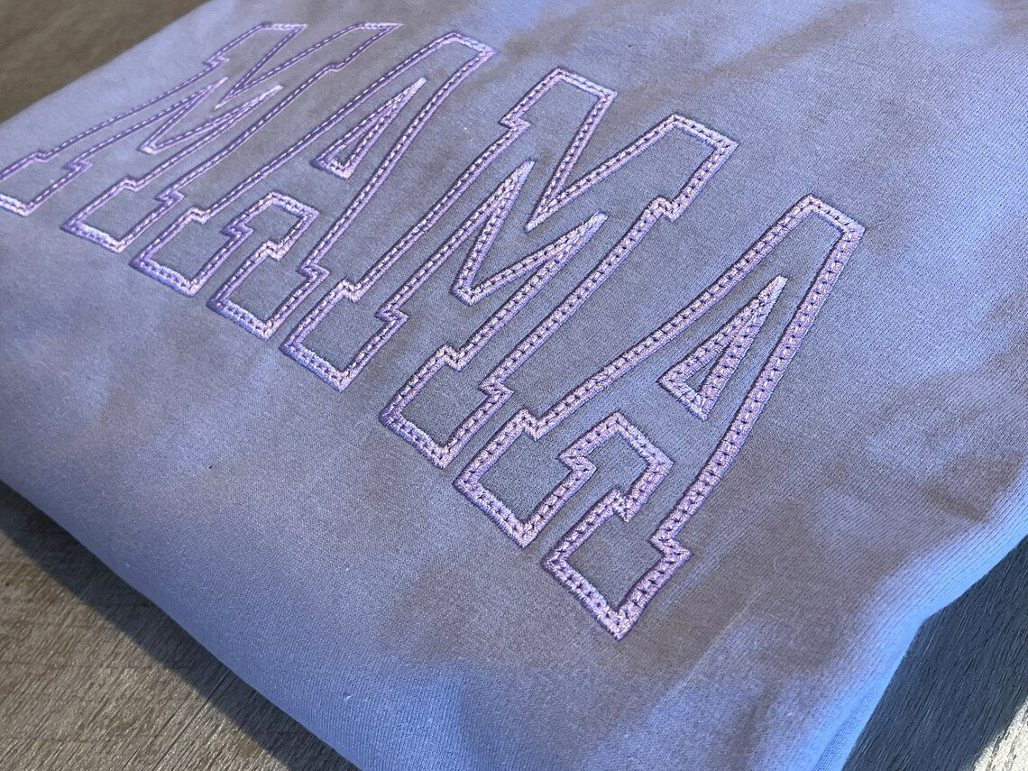 'MAMA' Embroidered Sweatshirt