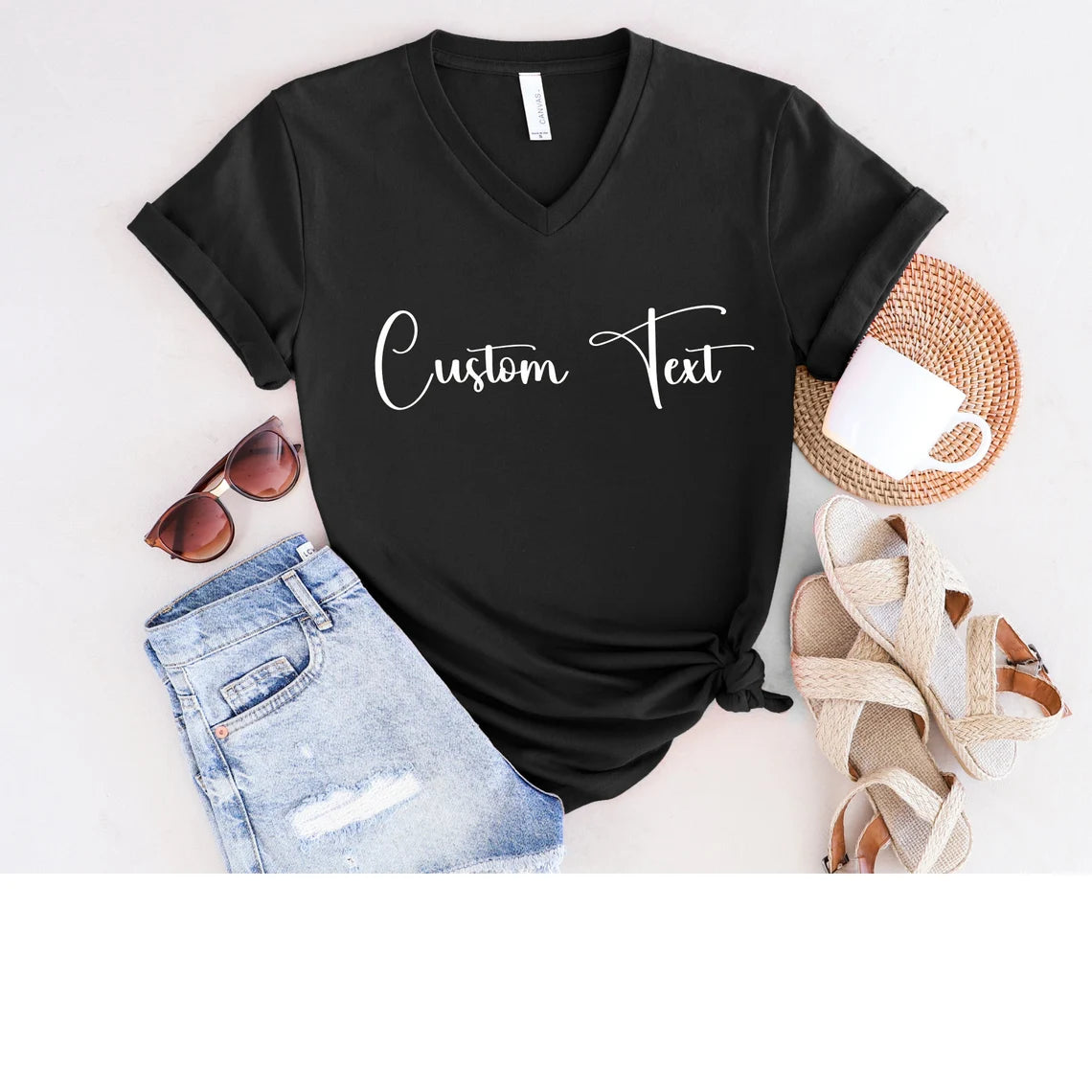 Custom v-neck shirt for women, v-neck teacher shirt, V-neck Tee, V neck T shirt