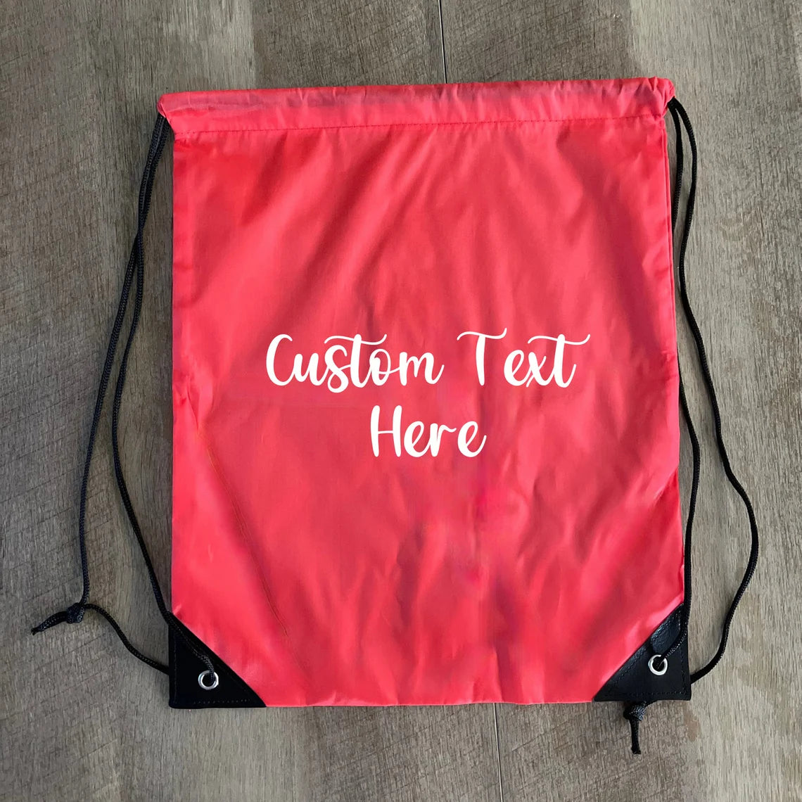 Custom Drawstring Bags, Personalized Drawstring Backpack, Lightweight Gym Bag, Yoga Bag, Workout Bag, Cinch Bag, Business Logo Bag