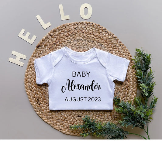 Custom Pregnancy Announcement, Baby Announcement Bodysuit, Husband Pregnancy Announcement, Baby Shower Gift, Couple Pregnancy Announcement