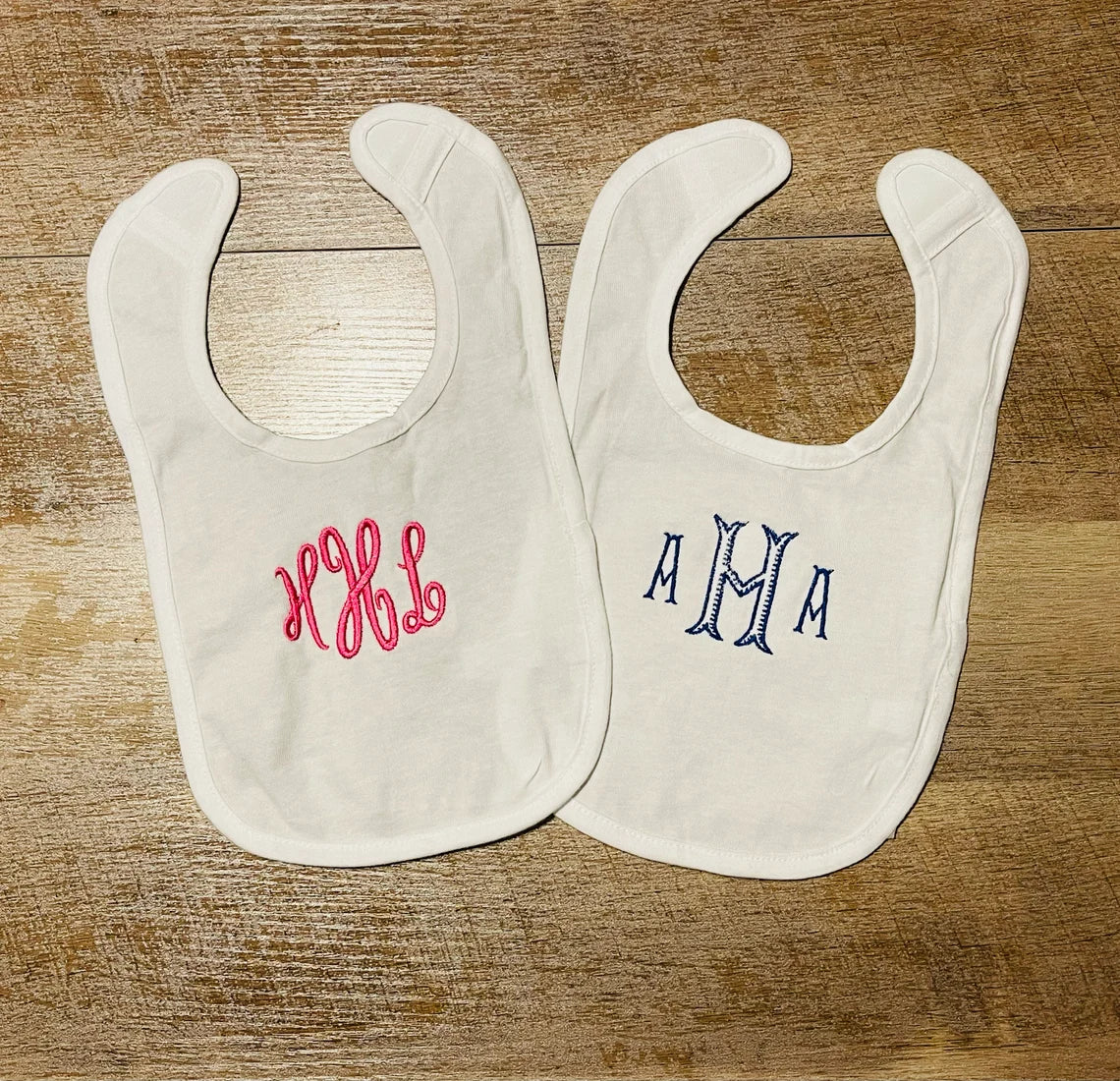 Custom Monogrammed Baby Bib, Personalized New Baby Gift, New Mom Gift, Baby Shower Gift,