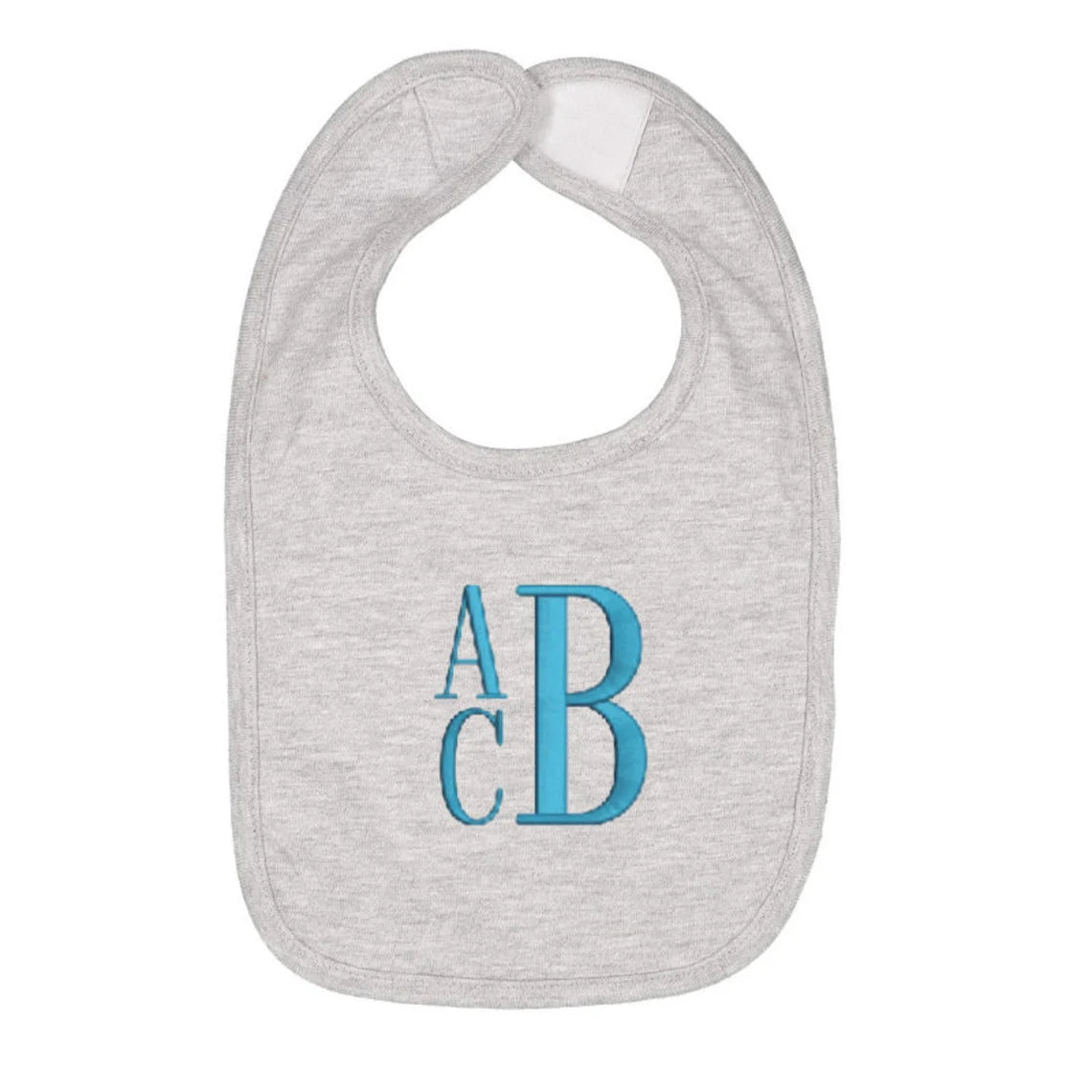 Custom Monogrammed Baby Bib, Personalized New Baby Gift, New Mom Gift, Baby Shower Gift,