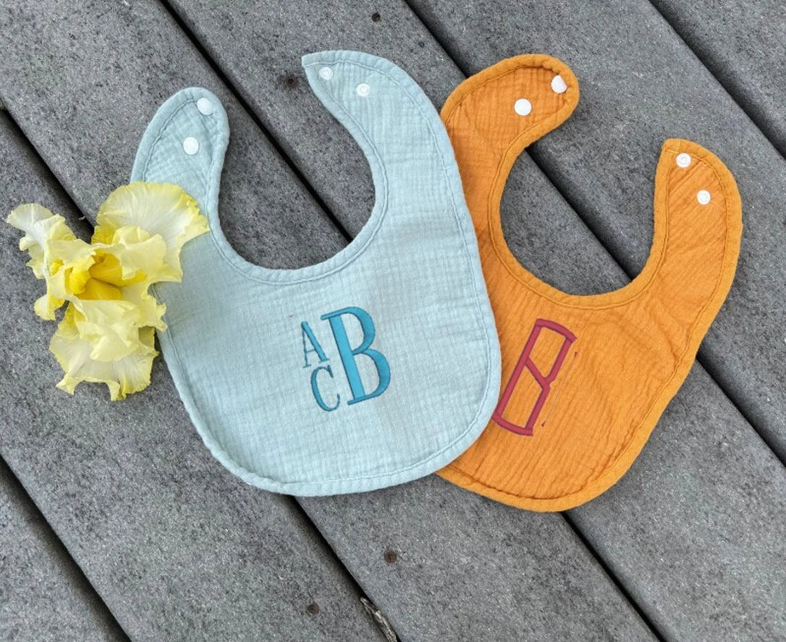 Personalized Monogrammed Baby Bib,Embroidered Baby Gift,Customized Bibs for Baby, Drool Bib for Baby, Bibs for baby girl,Bibs for baby boy