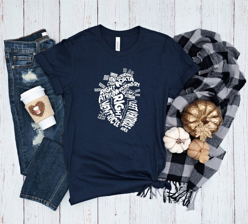 Anatomical Heart nurse Shirt