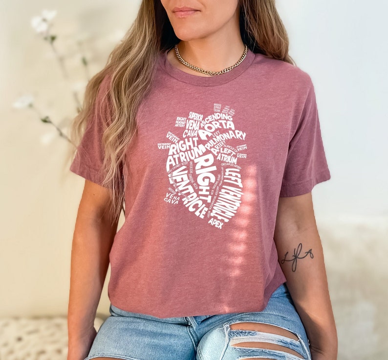 Anatomical Heart nurse Shirt