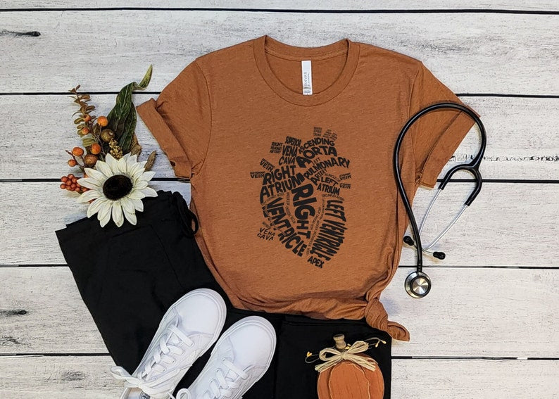 Anatomical Heart nurse Shirt