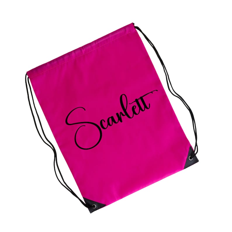 Personalized Drawstring Cinch Bag