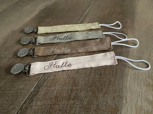 Personalized Pacifier Clips