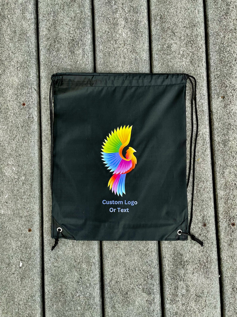 Custom Logo Drawstring Bag