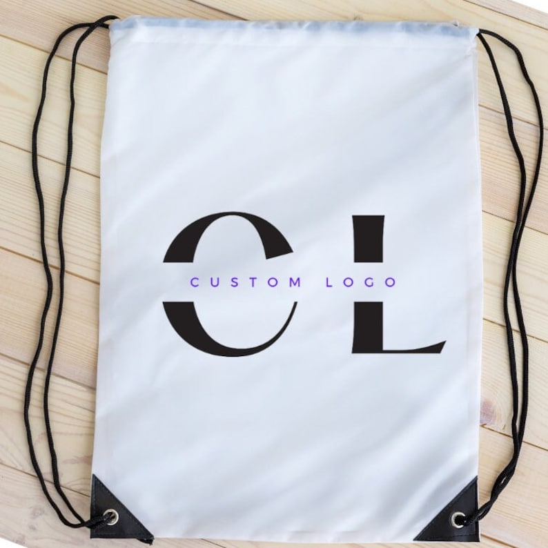 Custom Logo Drawstring Bag