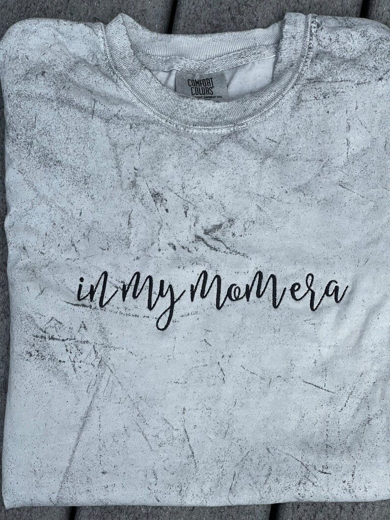 'In My Mom Era' Embroidered T-Shirt