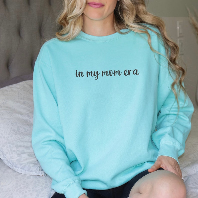 'In My Mom Era' Embroidered Sweatshirt