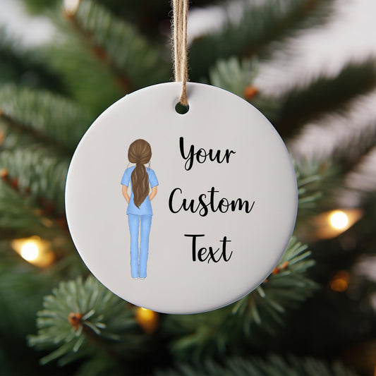 Personalized Nurse Ornament